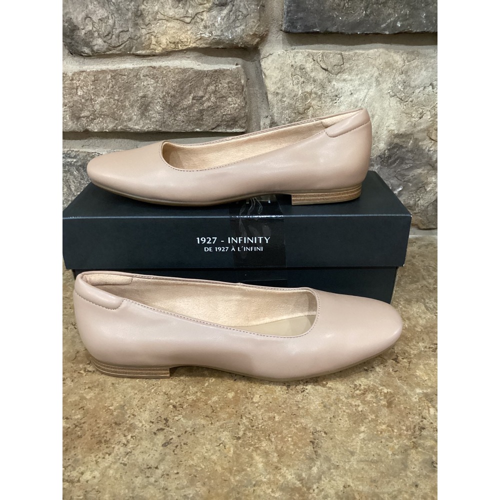 Naturalizer Kari Taupe Leather Ballet Flats Womens Size 8 M J0351S1250 New